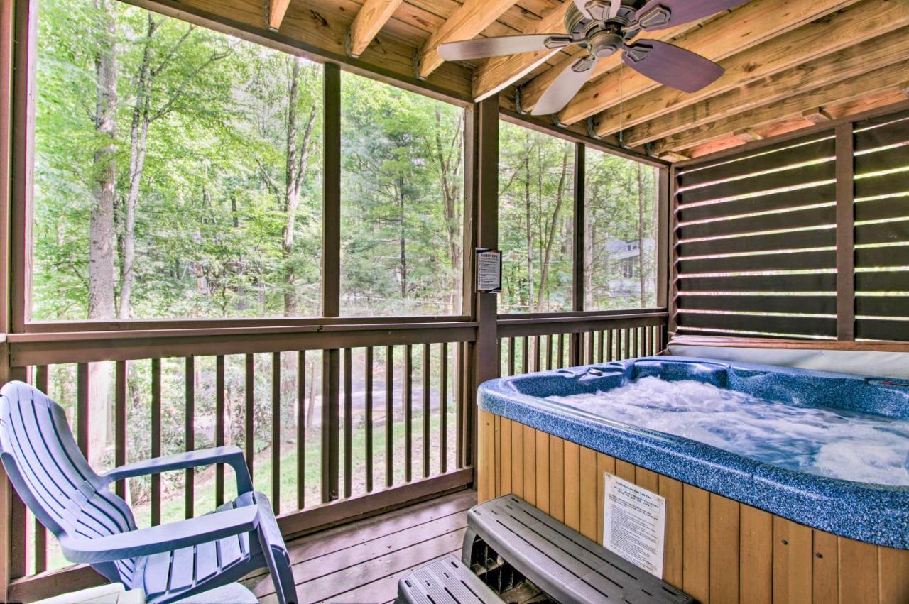 A-Frame Cabin With Hot Tub Less Than 1 Mi To Ober Gatlinburg别墅 外观 照片